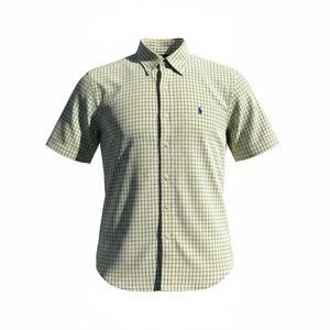 Ralph Lauren Blake Yellow Blue Check Shirt Mens Small
